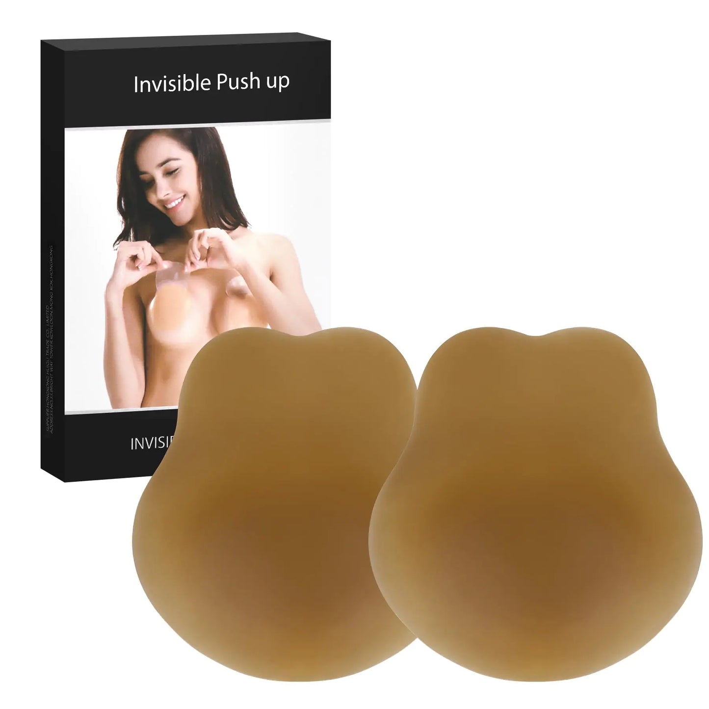 MUQU Nipple Cover with Lift - Cakes Breast Lifting Pasties Reusable No Show Nipple Cover Sticky Silicone for Women