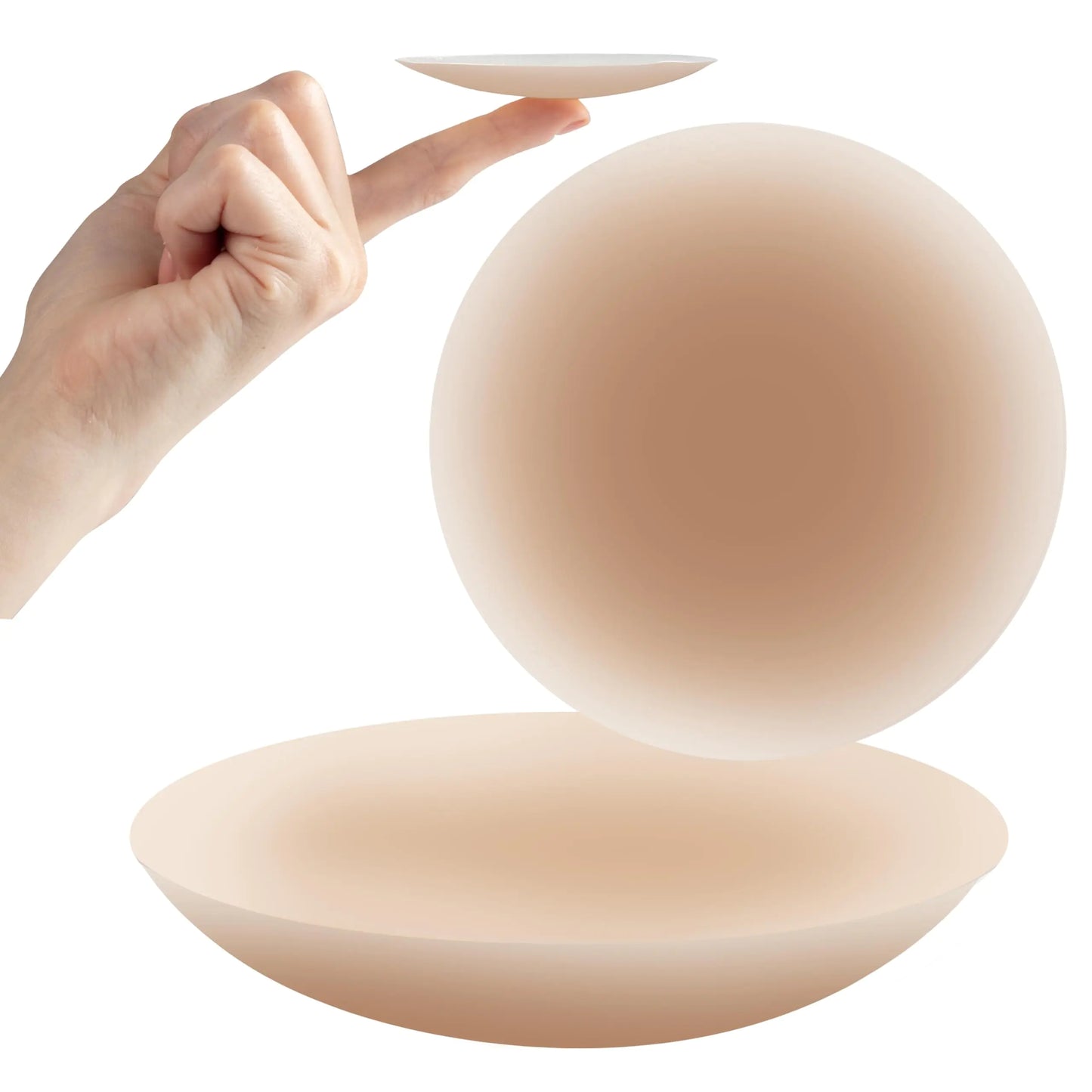 SilkySkin 6cm Silicone Nipple Covers - Waterproof Reusable Pasties