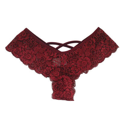 4-Pack Elegant Lace Ladies Panties Plus Size