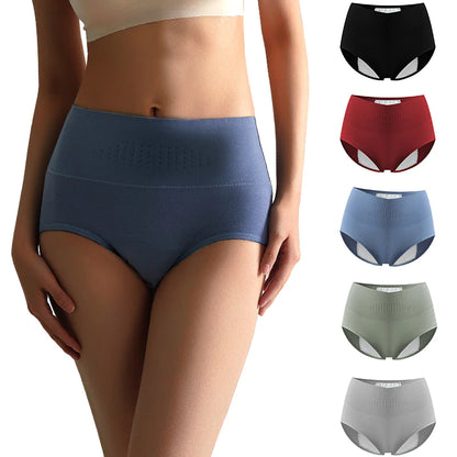 High-Waist Cotton Period Panties