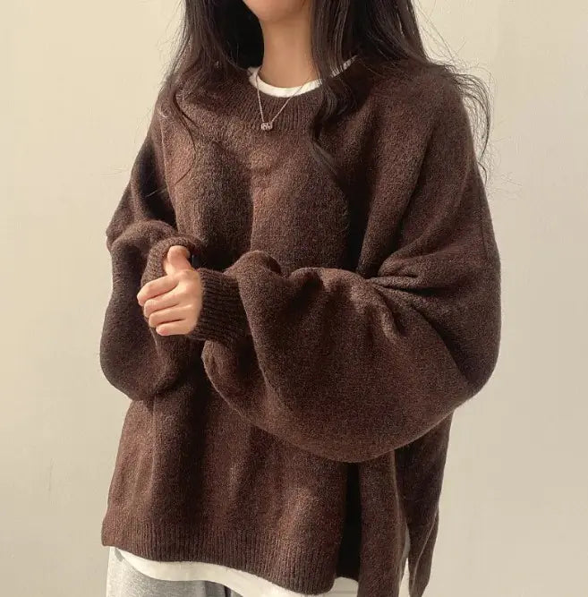 Chic Lantern Sleeve Pullover