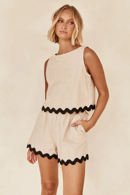 Sleek Sleeveless Playsuit