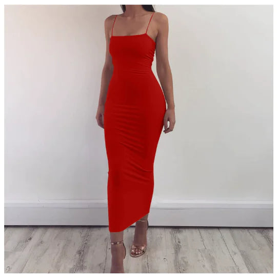 Strap Dress, Nightclub Dress, Milk Silk Bandage Dress