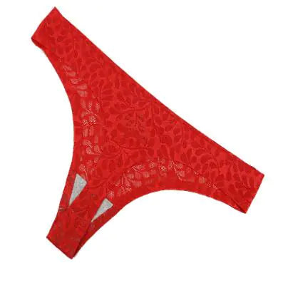 Women's Cotton Seamless Jacquard Thongs