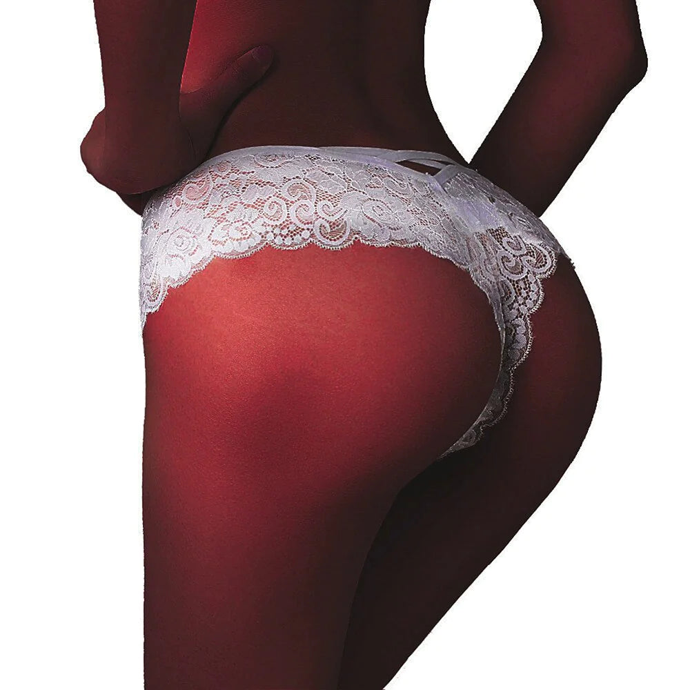 4-Pack Elegant Lace Ladies Panties Plus Size