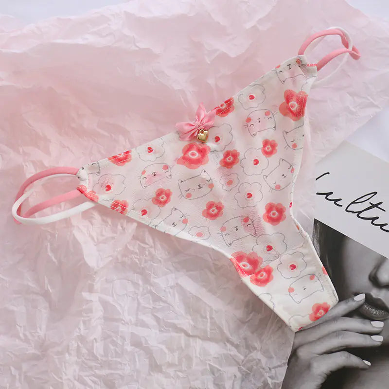 Chic Mesh Thong Panties