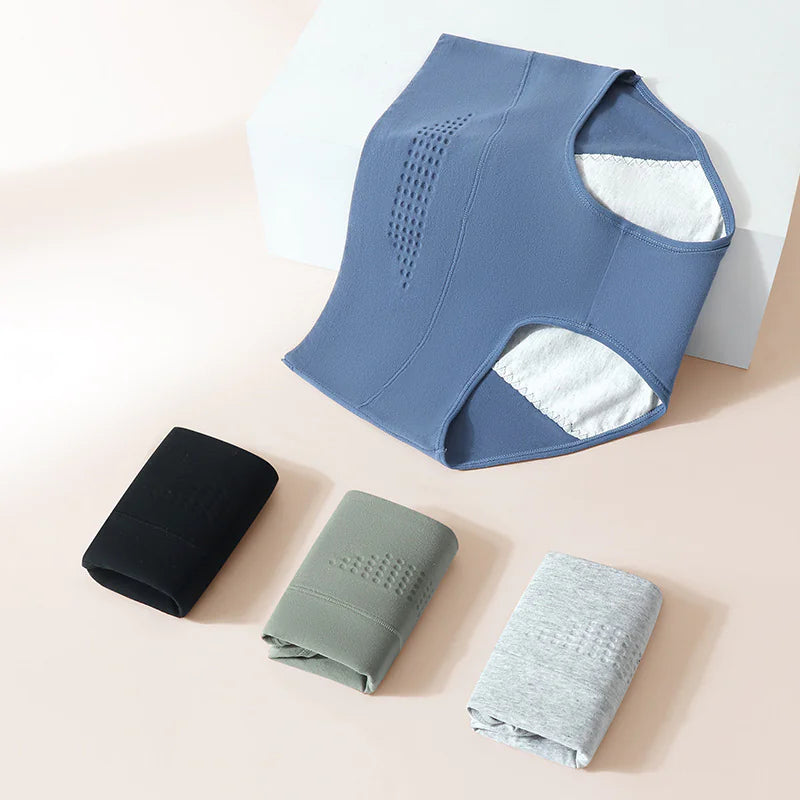 High-Waist Cotton Period Panties