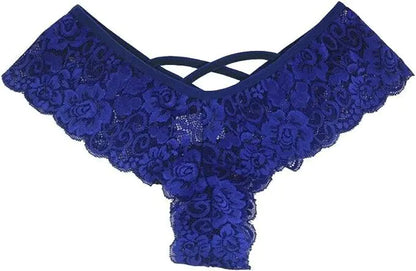 4-Pack Elegant Lace Ladies Panties Plus Size