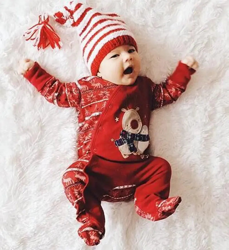 Christmas Snowflake Print Bodysuit