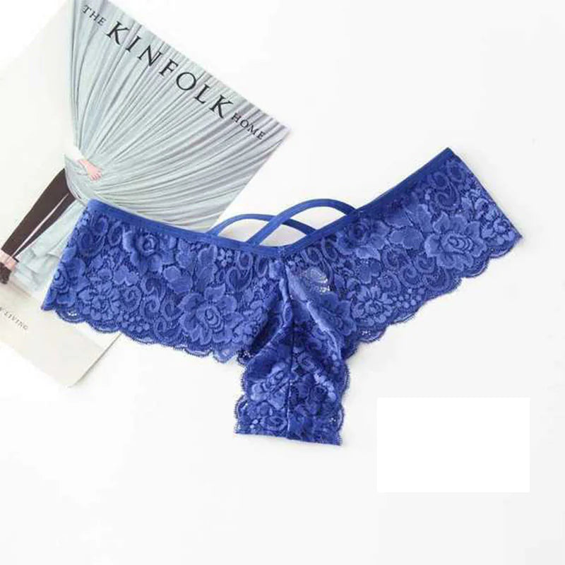 4-Pack Elegant Lace Ladies Panties Plus Size