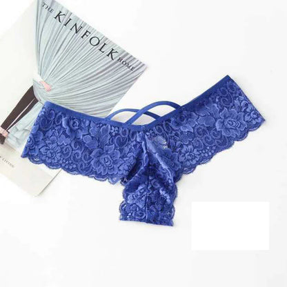 4-Pack Elegant Lace Ladies Panties Plus Size