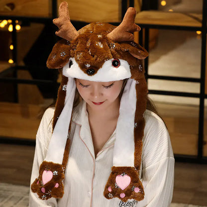 Christmas Elk Headgear Hat for Festive Gifting