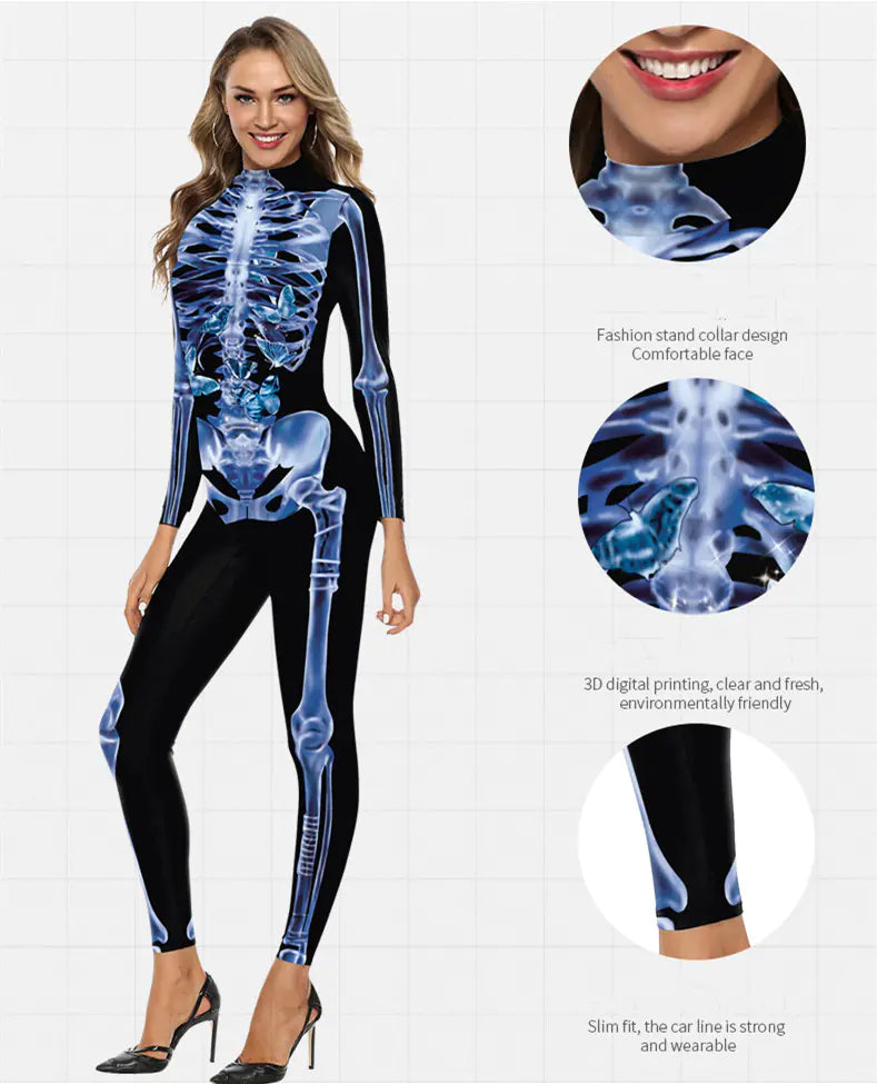 Spooky Skeleton Party Suit