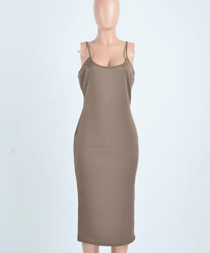 Strap Dress, Nightclub Dress, Milk Silk Bandage Dress